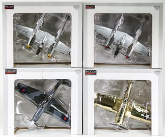 Spec Cast (4) Model Airplane Coin Banks MIB