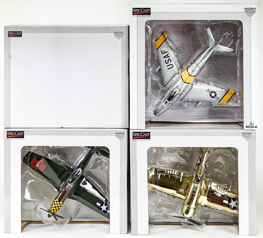 Spec Cast (4) LTD Model Airplane Coin Banks MIB (1 of 4)