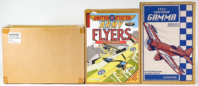 ERTL (3) Model Airplane Collectibles MIB