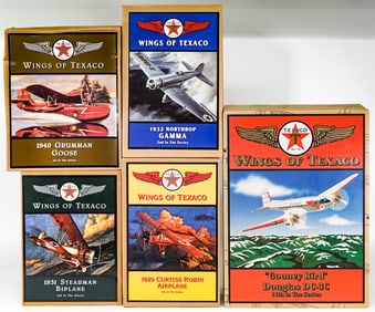 ERTL Wings of Texaco Model Airplane Banks MIB