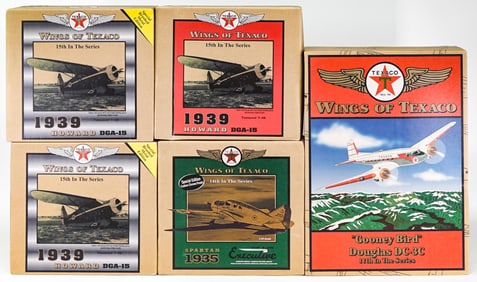 ERTL Wings of Texaco Model Airplane Banks MIB