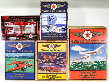 ERTL Wings of Texaco Model Airplane Banks MIB