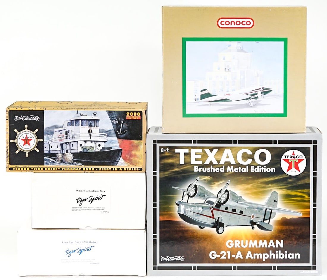 ERTL, SWR Model Airplane/Tugboat Banks MIB (1 of 3)