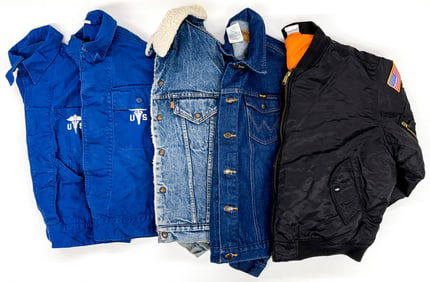Estate Lot of Vintage Clothing [Denim, Military]