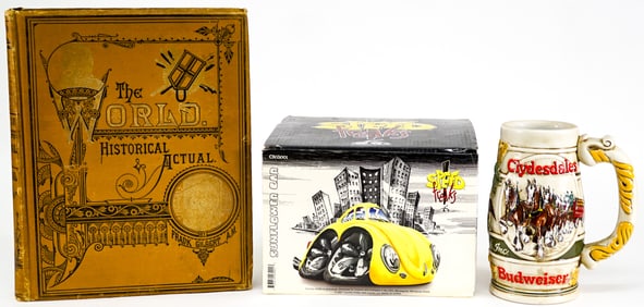 Estate Lot Collectibles & Antique Book