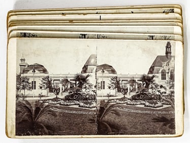 Antique (9) Antique Oversized Stereoviews - Sweden