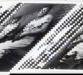 (6) Vintage 8 x 10 Glossy Black & White Photos: (6) Vintage 8 x 10 Glossy Black & White Photos on Single Weight Paper. Includes Duke Snider, Bob Feller, Connie Mack and more. Provenance: Estate of Rudie Schaffer (Cleveland Indians, Chicago White So