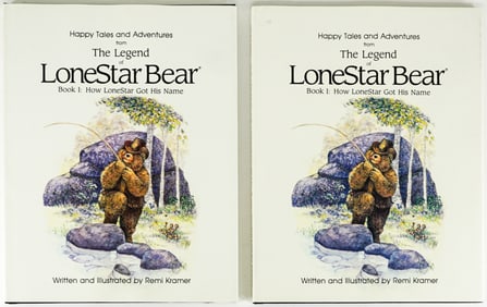 The Legend of LoneStar Bear (2) SIGNED / Drawings