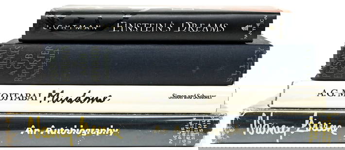 Author SIGNED (4) Books: Four (4) author signed and or inscribed books. 1) Personal Experience of a Cub Reporter by Cornelius Vanderbilt, Jr. 1922 George Sully and Co. 2) Mundome by A. G. Mojtabai. 1974 with unclipped dust ja