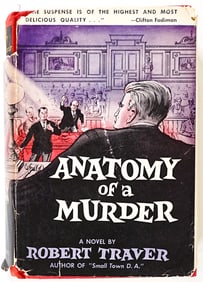 Anatomy of a Murder by Robert Traver SIGNED 1958