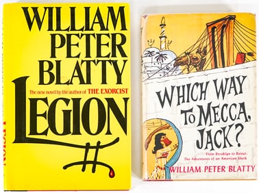 William Peter Blatty (2) SIGNED Books