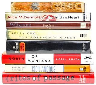 Author SIGNED (8) First Edition Books