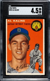 1954 Topps Al Kaline RC #201 SGC 4.5