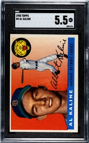 1955 Topps Al Kaline #4 SGC 5.5
