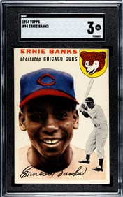 1954 Topps Ernie Banks RC #94 SGC 3