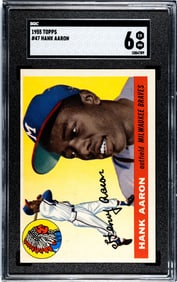 1955 Topps Hank Aaron #47 SGC 6