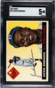 1955 Topps Jackie Robinson #50 SGC 5