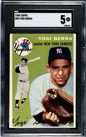 1954 Topps Yogi Berra #50 SGC 5