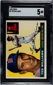 1955 Topps Ted Williams #2 SGC 5