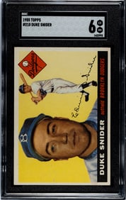 1955 Topps Duke Snider #210 SGC 6