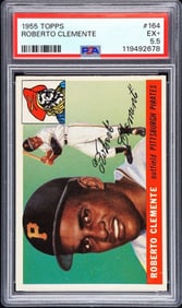 1955 Topps Roberto Clemente RC #164 PSA 5.5