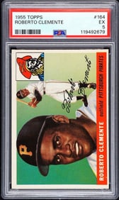 1955 Topps Roberto Clemente RC #164 PSA 5