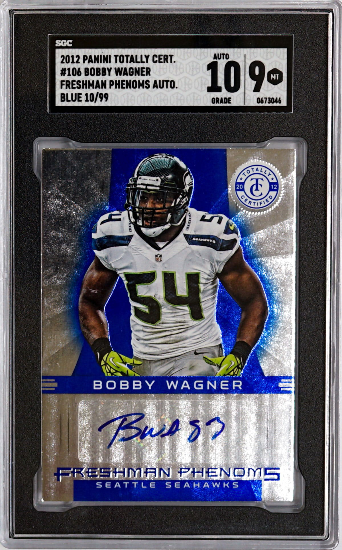 2012 Panini Totally Certified #106 Bobby Wagner (1 of 2)