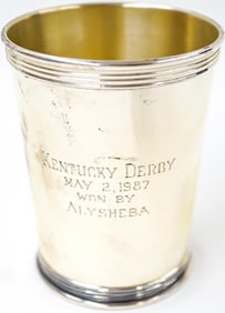 Alysheba 1987 Kentucky Derby Sterling Mint Julep