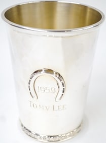 Tomy Lee 1959 Kentucky Derby Sterling Mint Julep
