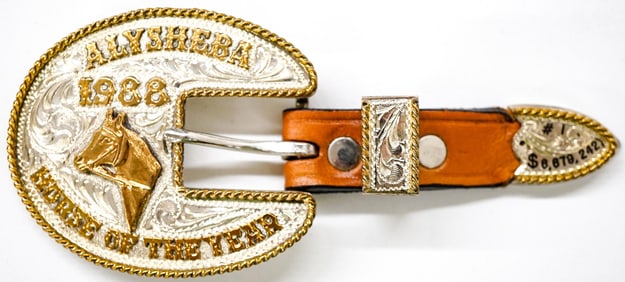 Alysheba 1988 Horse Of The Year Buckle Set
