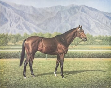 Alysheba by Richard Stone Reeves Artists Proof #1
