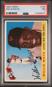 1955 Topps Willie Mays #194 PSA 7