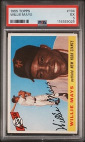 1955 Topps Willie Mays #194 PSA 5