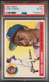 1955 Topps Hank Aaron #47 PSA 4