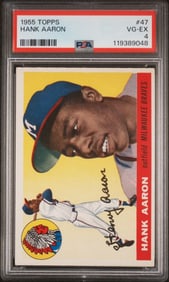 1955 Topps Hank Aaron #47 PSA 4