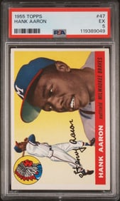1955 Topps Hank Aaron #47 PSA 5