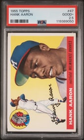 1955 Topps Hank Aaron #47 PSA 2.5