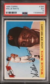 1955 Topps Willie Mays #194 PSA 5