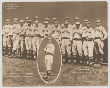 Boston Red Sox 1909 M101-2 Sporting News Sup.