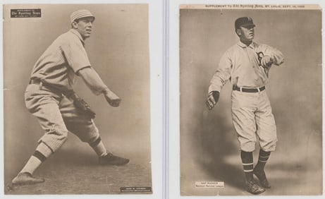(2) Sporting News 1909 M101-2 Rucker, Coombs