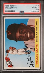 1955 Topps Willie Mays #194 PSA 4.5