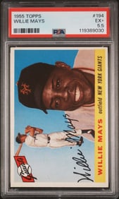 1955 Topps Willie Mays #194 PSA 5.5