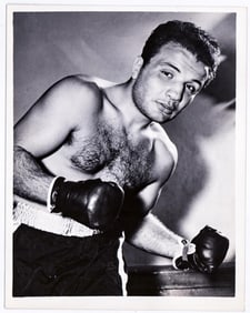 Jake LaMotta Type I Original 7x9 Photo PSA LOA
