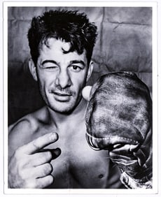 Rocky Graziano Type I Original 8x10 Photo PSA LOA