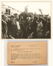 Antique Tom Gibbons Boxing 6x8 Photo