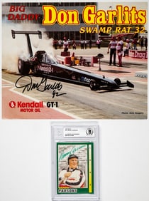Don Garlits & Benny Parsons Signed Items