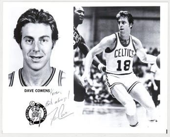 Dave Cowens 8x10 Photo SIGNED BAS COA