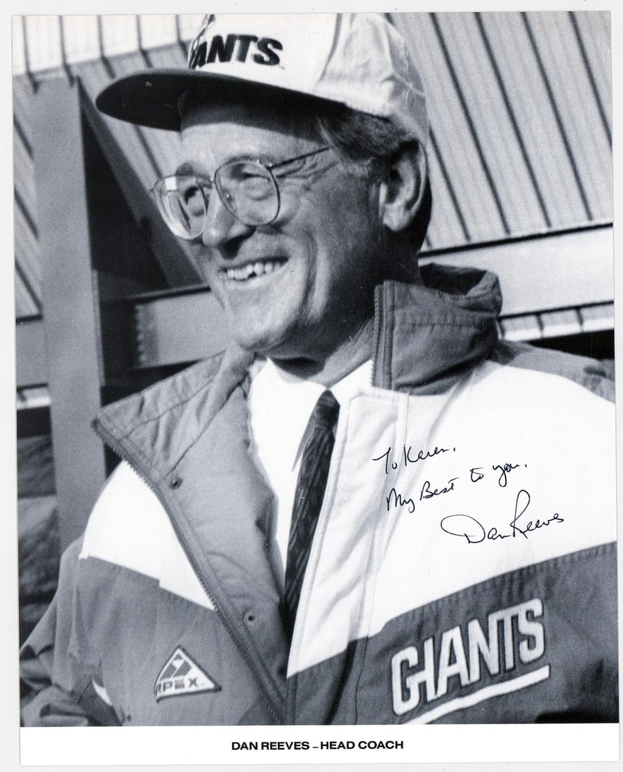 Dan Reeves 8x10 Photo SIGNED BAS COA (1 of 3)