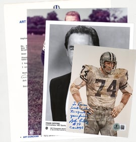 NFL (4) Player SIGNED Photos and ALS COA