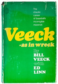 Veeck-as in wreck Signed Hardcover Book